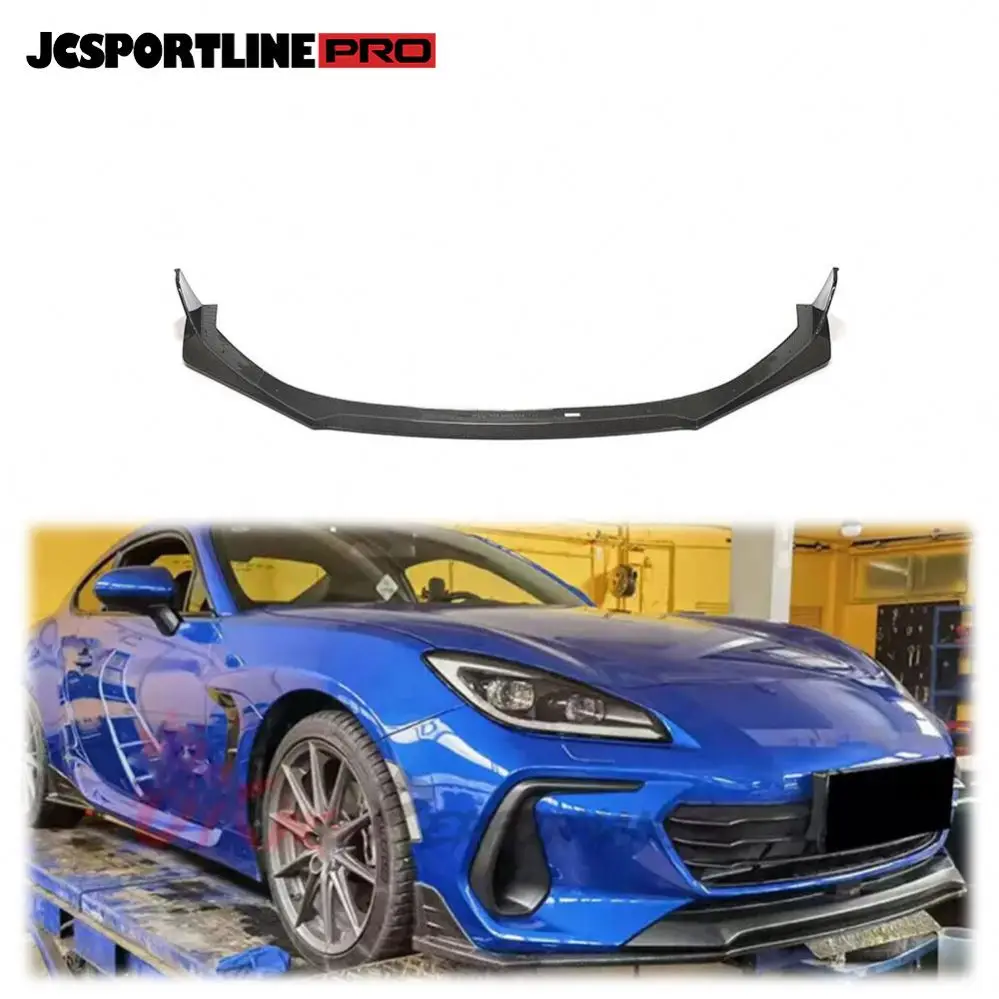 Fits for Subaru BRZ Coupe 2022-23 Real Carbon Front Bumper Lip Chin Spoiler Splitter