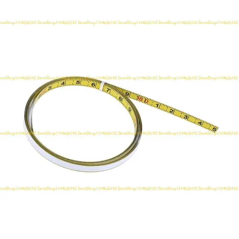 Q2Q4 Workbench Ruler Backed Adhesive Measure Tape Metal Measuring Tool Scale Sticky