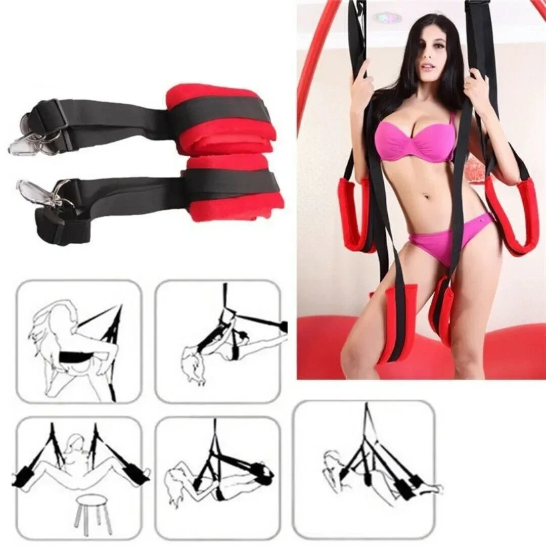 Adult games Sex Swing Chairs Bondage Hanging Sex Furniture Swing Sex Furniture Fetish Bandage Love Adult game Hanging Door Swing