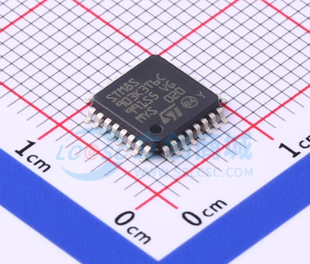 12PCS  STM8S903K3T6CTR Package: LQFP-32 (7x7) 100% original imported authentic products