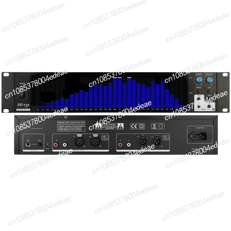 Bds PP-131 Rack-Mounted 2U Display Equalizer Audio Level AmplifierAnalyzer Led Stage Power Supply