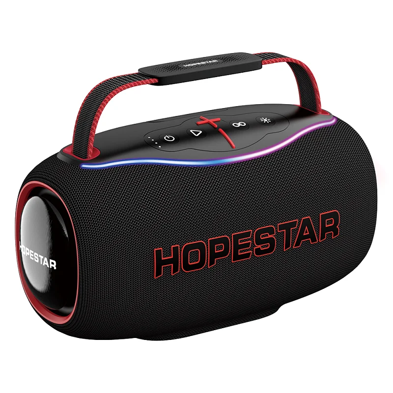 HOPESTAR H80 80W Portable  Speaker Outdoor Wireless Boombox with RGB Light 8800mAh Long Battery Life IPX5 Waterproof