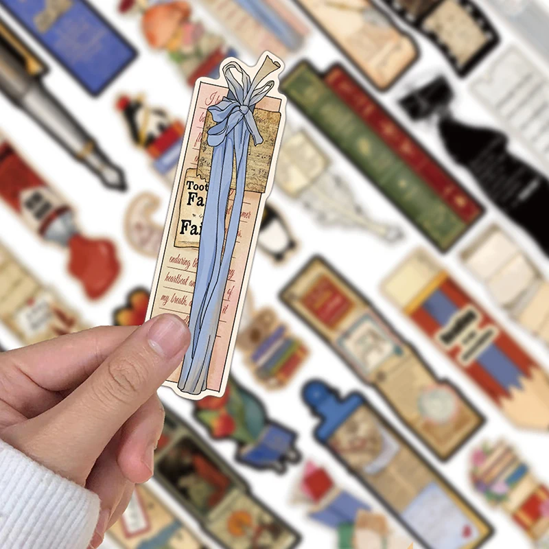 30Pcs Irregular Vintage Reading Bookmarks Unique Shape Design Reading Pages Book Marks Personalized Creative Bookmarks Gifts