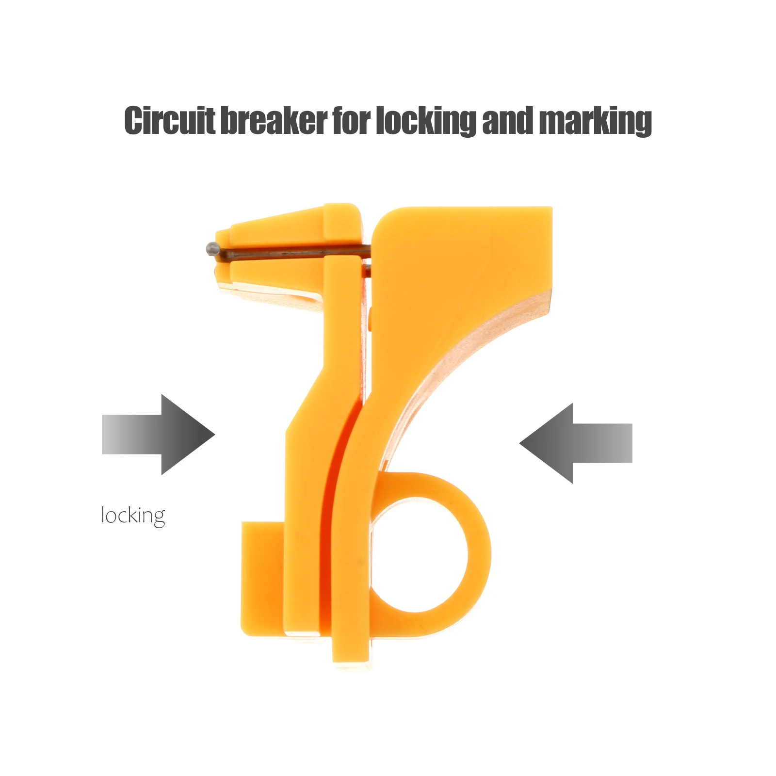 

5Pcs Circuit Breaker Lockout Safety Buckles Easy Install Locking Pins for Secure Maintenance and Energy Isolation