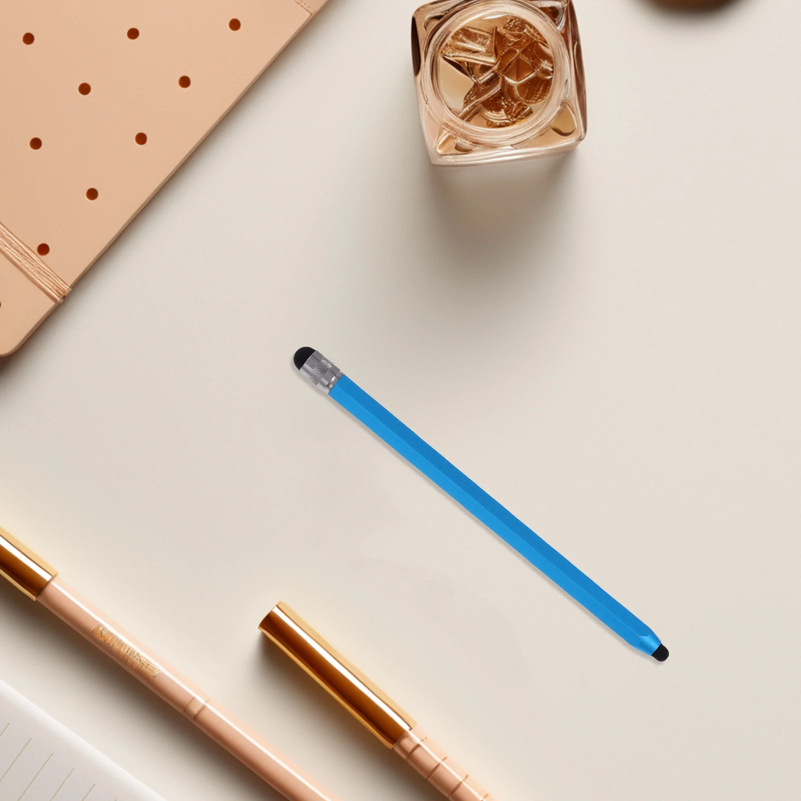 

Capacitive Touch Screen Pen for Tablet and Phone Dual Head Stylus with Interchangeable Tips Balanced Weight Hexagonal Body