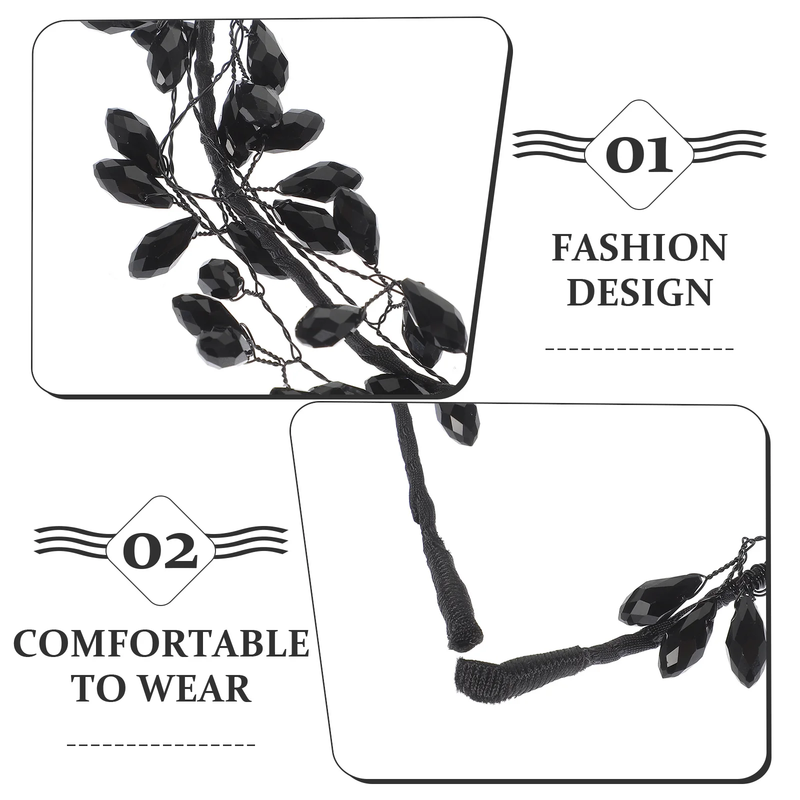 

1pcs Crystal Headband Elegant High Gloss Fashion Hair Accessory For Bling Headbands Prom Wedding Party Statement Headband