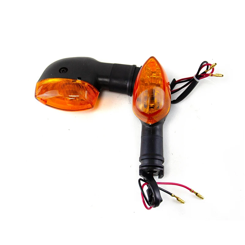 Intermitente LED para motocicleta, indicador de señal de giro para Yamaha YBR125 FZ16 FZ150i YZF R15 WR250R, luz intermitente ámbar de 12V, accesorios para motocicleta