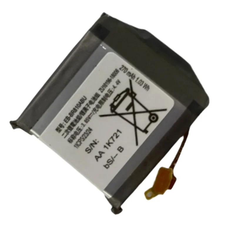 جديد استبدال بطارية الساعة EB-BR810ABU 3.85 فولت 270 مللي أمبير لساعة سامسونج جالاكسي S4 42 مللي متر SM-R810 SM-R815