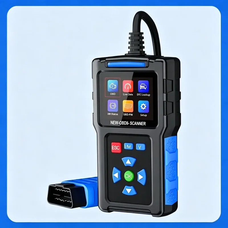

T200 Car Battery Tester OBD2 Scanner Fault Code Reader Digital Display Automobile Diagnostic Tool Car Engine Analyzer Tester