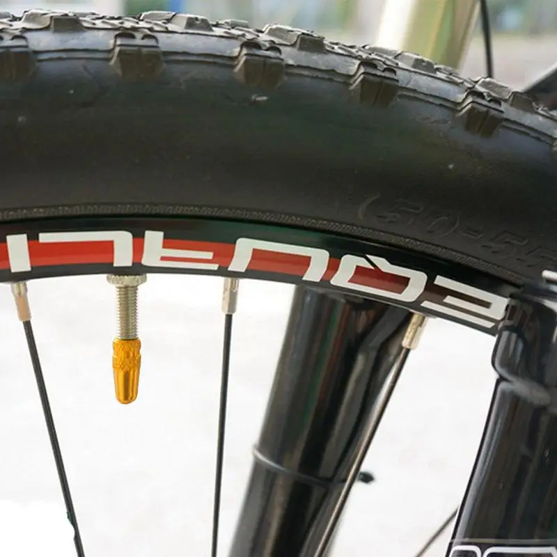 4 Pcs Aluminum Alloy Bike Tire Caps Presta Valve Cap Bike Dust Caps Tire Bicycle Presta French Valve Stem Cover