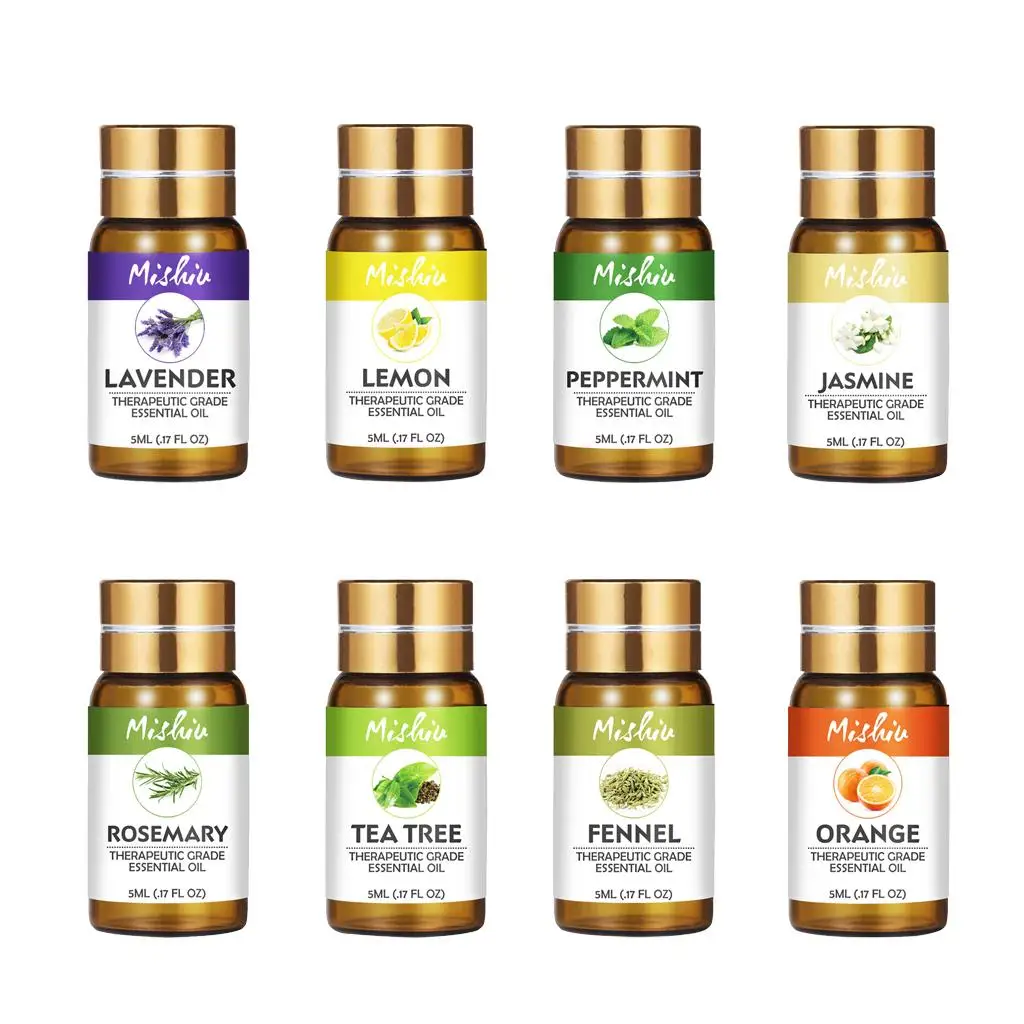 

100% Pure Oils, 5ml, Lavender Lemon Peppermint Jasmine Rosemary Tea