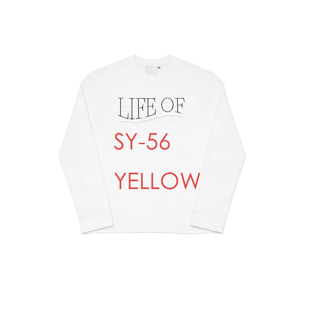 SY-56 Unisex Cotton Long Sleeve Tee Jogger T-shirt Hoodie Top Tracksuit - Comfortable Men Women Clothing