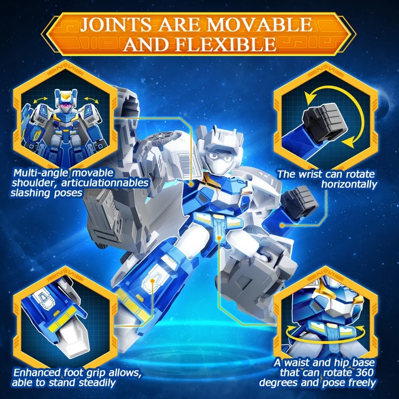SEMBO BLOCK Creative Blind Box Kits Cool Mecha Assembly Building Blocks MOC Robot Models Collectible Ornaments DIY Birthday Gift