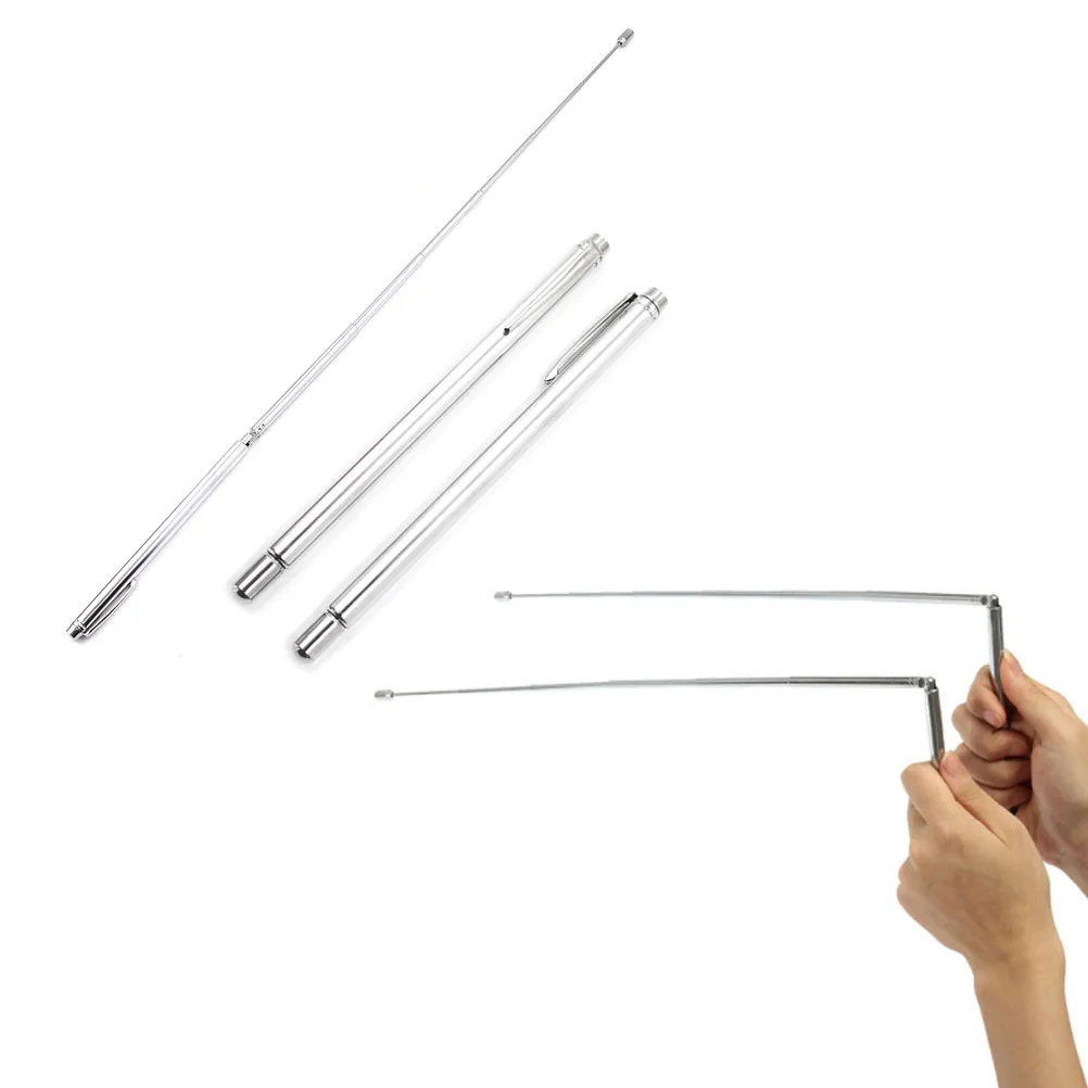 2PCS/Lot 152mm Copper Ghost Hunting Dowsing Divining Rods Detector Water Witching Lost Objects Material Brass Folded