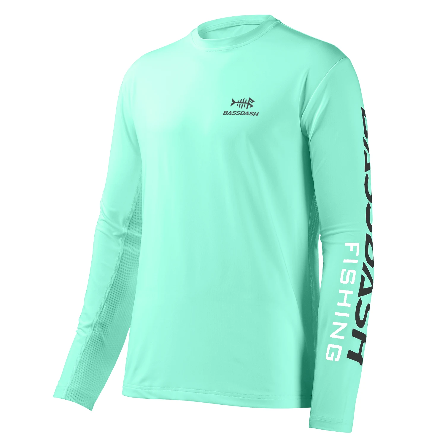 Bassdash-Camiseta de manga larga de pesca para hombre, camisa de verano resistente a los rayos UV, transpirable, ultrafina, sensación de frío y seco