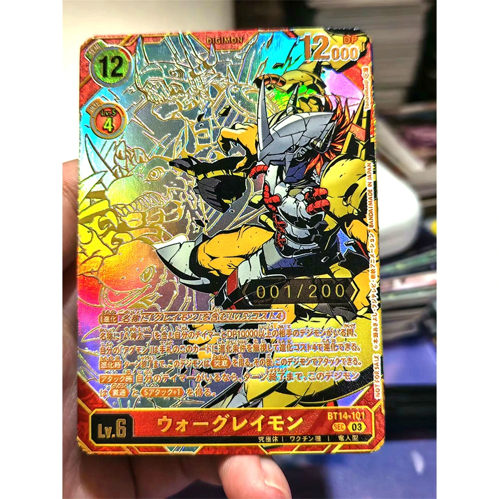 Anime characters Digimon Adventure Yagami Taichi Agumon DIY Homemade Xtreme Collection card Christmas birthday gift toys