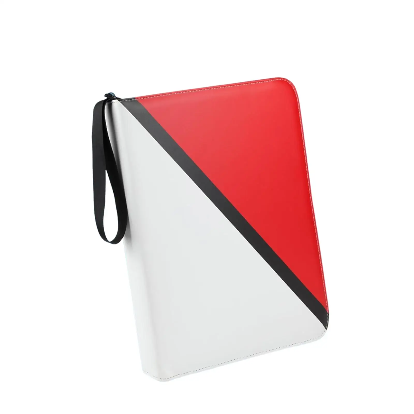 

Trading Card Albums Zipper Album Waterproof Professional with 50 Removable Sleeves for TCG Enthusiasts Sports Cards Anime Travel