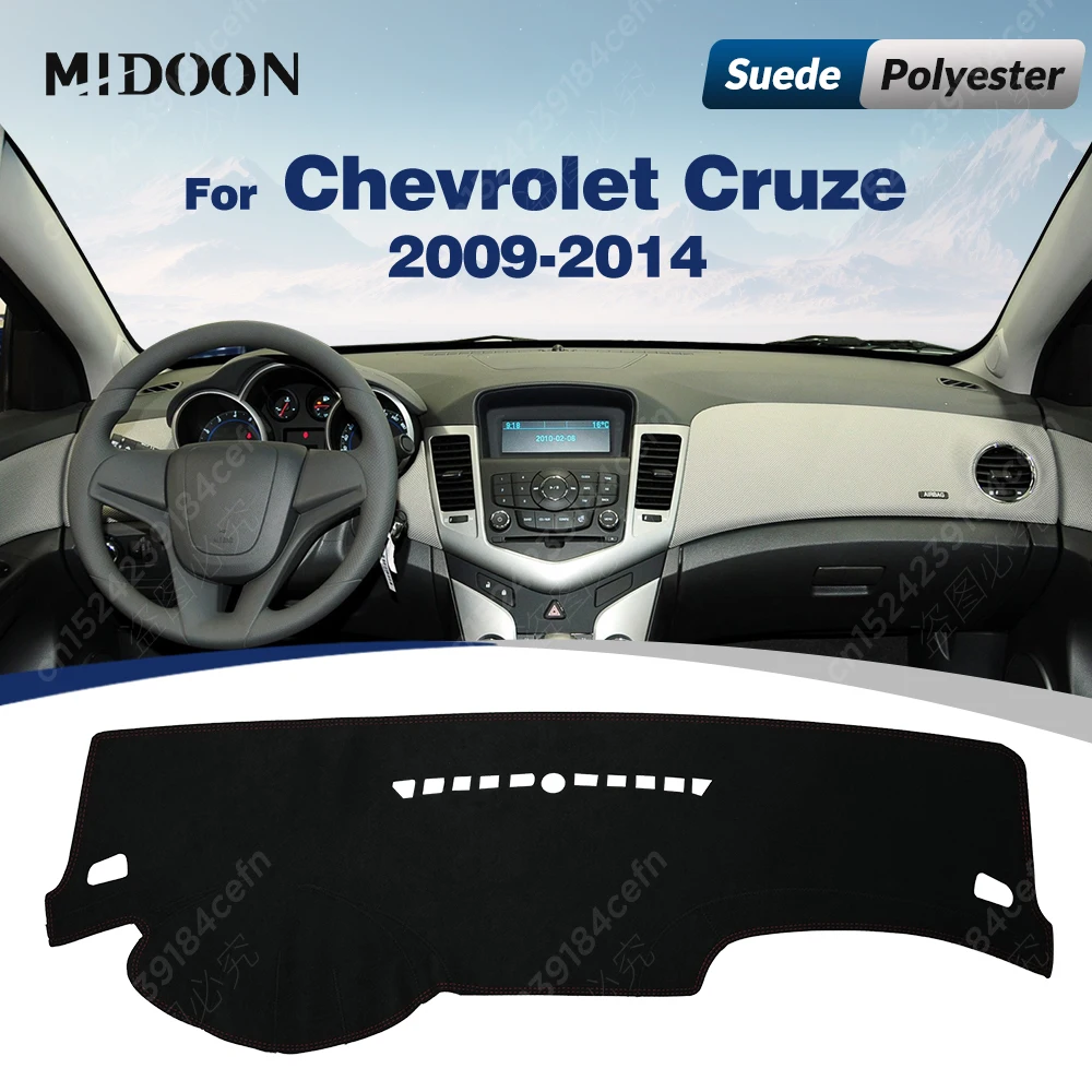 Auto-Armaturenbrett-Abdeckung für Chevrolet Cruze 2009 2010 2011 2012 2013 2014, Armaturenbrett-Matte, Sonnenschutz, Anti-UV-Teppiche, Autozubehör