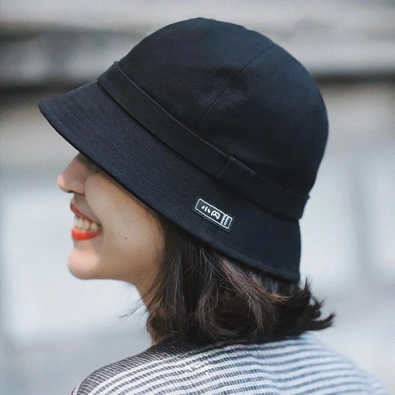 gorra-de-pescador-petit-schan-de-algodon-puro-con-parte-superior-redonda-ala-corta-plegable-efecto-adelgazante-con-diseno