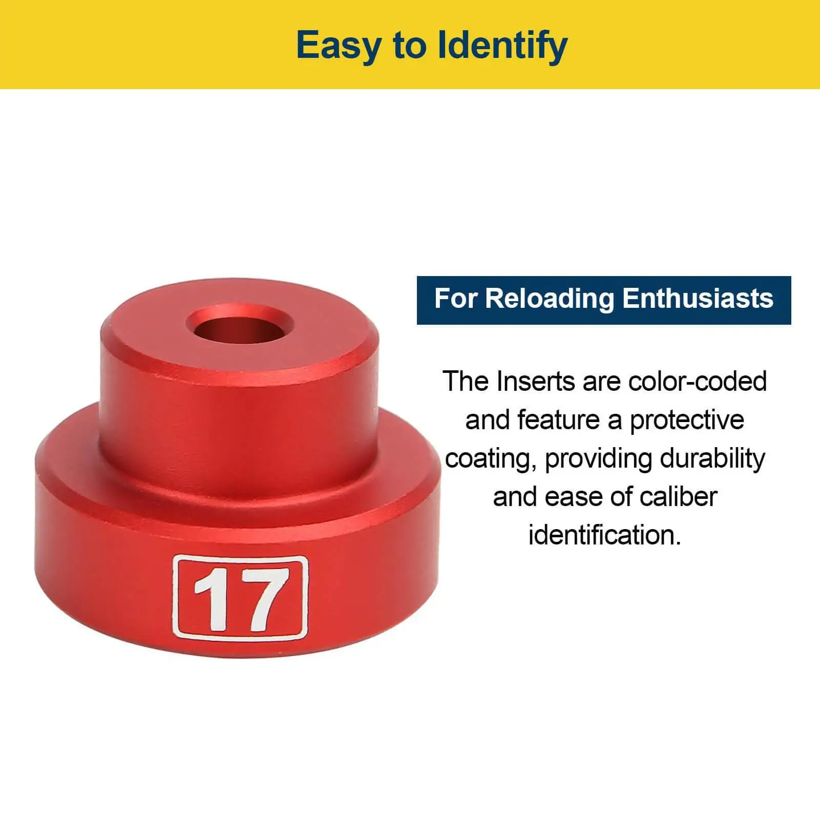 Aluminum Bullet Comparator Kit Headspace Gauge for Reloading Headspace Gauge Comparator Kit With 14 Inserts And 6 Bushings