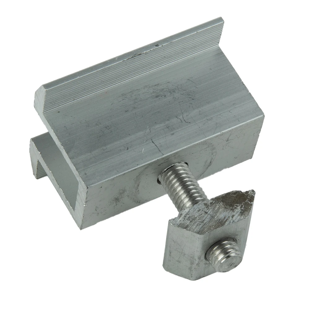 마운팅 브래킷 태양광 패널 RV 실버 태양광 브래킷 부품 하우스 밀 마감 태양광 알루미늄 합금 아노다이징