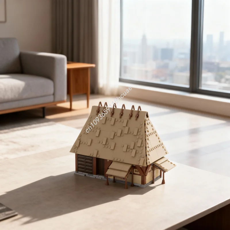 

1095pcs MOC Castle Medieval Burgage Plot Model Building Blocks Construction DIY Creative Toy Christmas Gift Education Idea