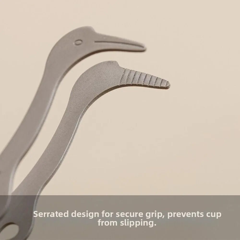 

Hot Stainless Steel Tea Cup Tweezers Tea Ceremony Thickened Tea Tongs Tea Cup Accessories for Teacup