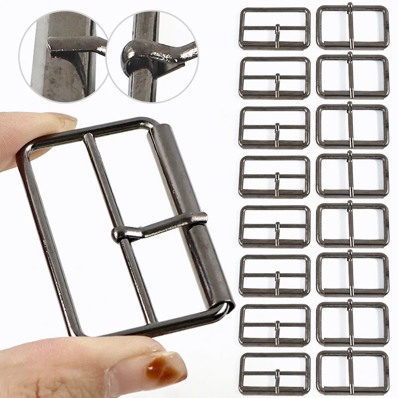 10 Stück 20-50mm Metall-Dornschließen für Damen und Herren Mantel- und Gürtelschnallen Haken Kleidungs-Gürtelversteller Verschluss DIY Nähzubehör