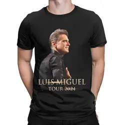 Estate Luis Miguel Tour 2024 per uomo donna magliette Mucisian Hip Hop abbigliamento maglietta unica T-Shirt 100% cotone abbigliamento regalo