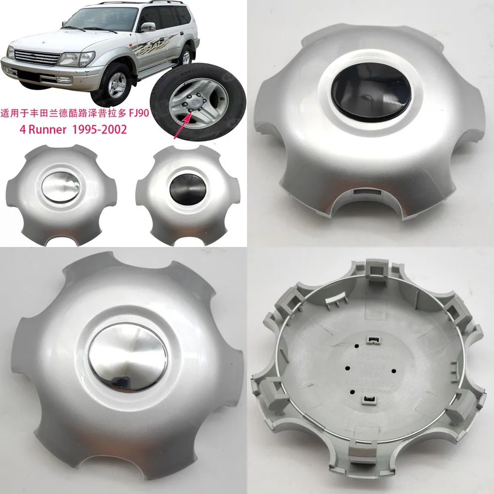 

Wheel Center Cap Hub Cap for Toyota Land Cruiser Prado FJ90 1996-2003 Compatible with SUV Off Road Vehicle Auto Accessories