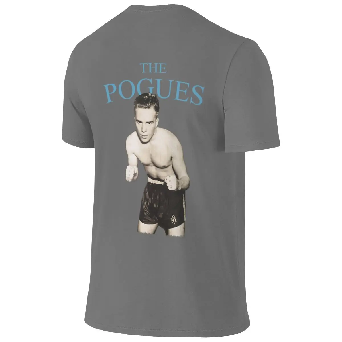Peace And Love The Pogues Boxer Comfortable Reversible T-shirt Artistic Boy Versatile Outerwear Cotton Tee