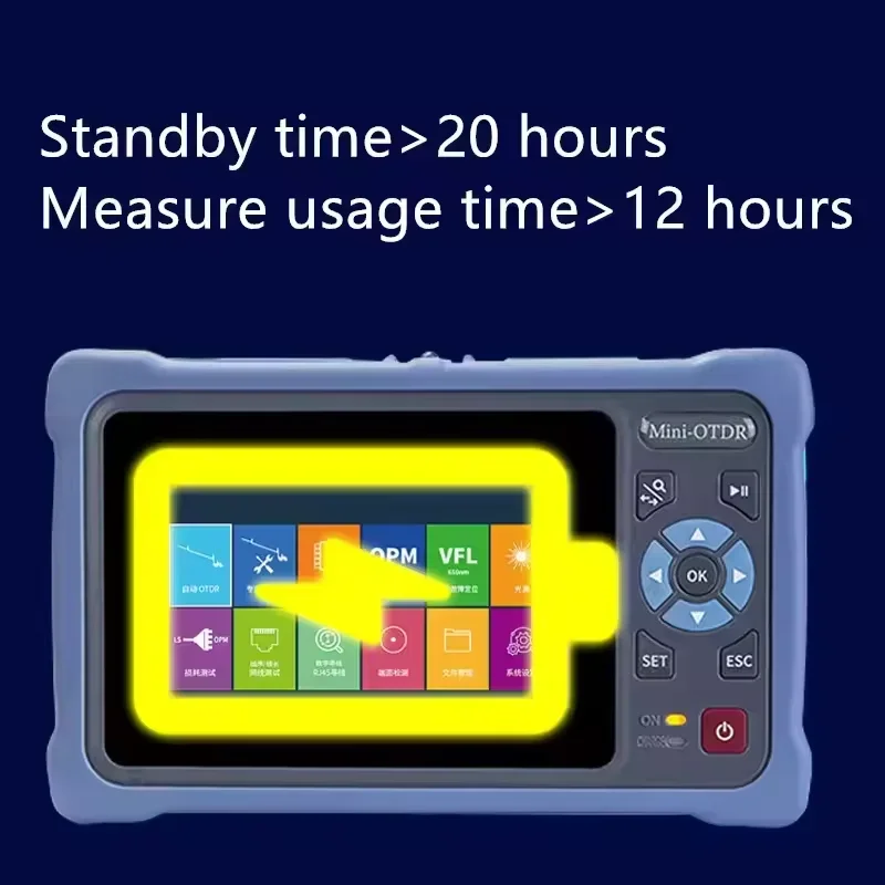 NK4000D 12 In 1 Multifunktions Optical Time Domain Reflektometer Fiber Optic FTTH Optical Fiber Tester handheld