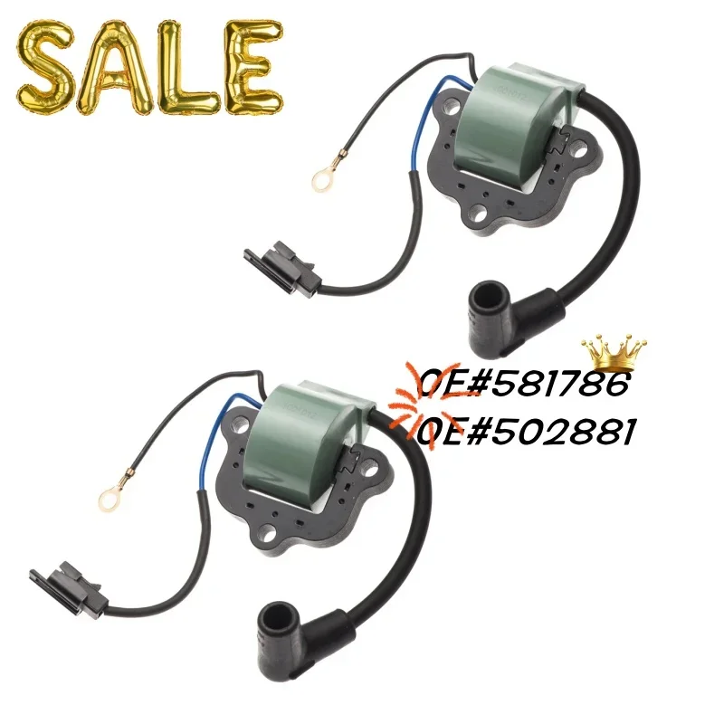 Boat Outboard Ignition Coil 18-5172 72030  9-23106 Fit for Johnson Evinrude 18HP 20HP 25HP 35HP 40HP 581786 581370 502881