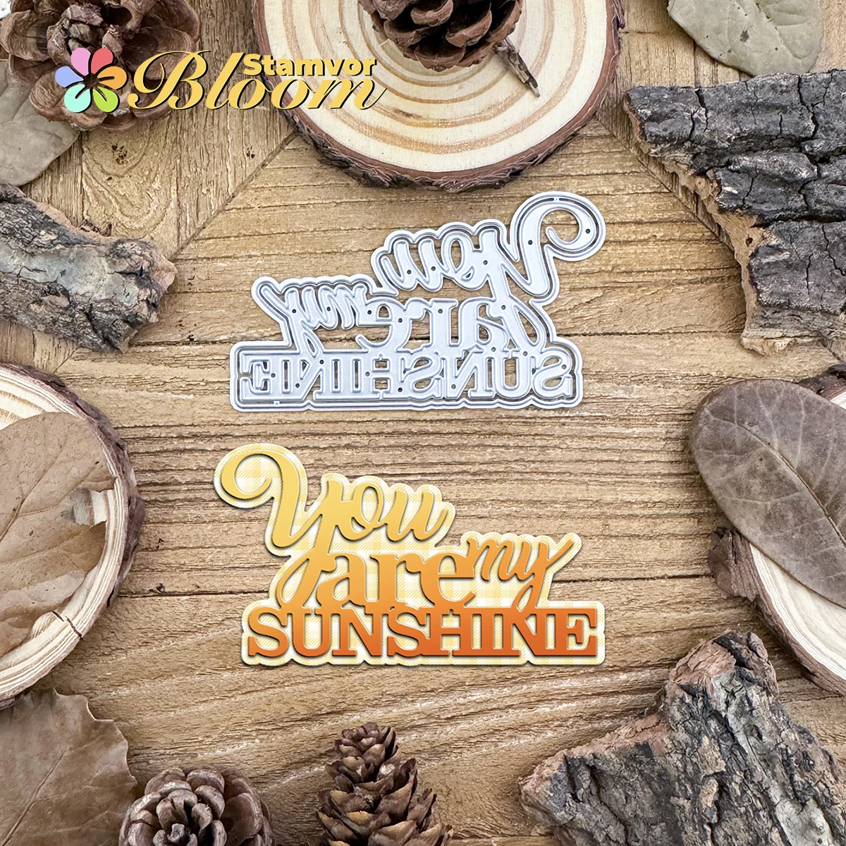 Original YOU ARE MY SUNSHINE Layer Words Title Metall-Stanzformen, Scrapbooking, dekorative Prägung