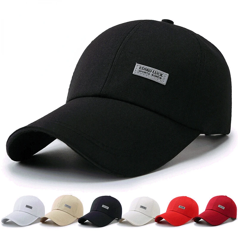 3.94 Inches Long Brim Baseball Cap Trendy Dad Hat Folding Reflective Hat Outdoor Sport Running Hat Visibility Cap