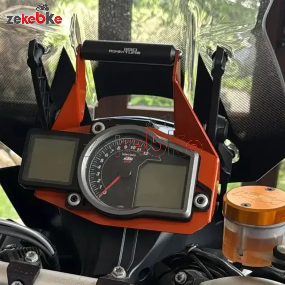 

Motorcycle Mobile Phone GPS Mounting Adapter Above Instruments For 1090 Adventure 1190 ADVENTURE R ADV Navigation Bracket Holder