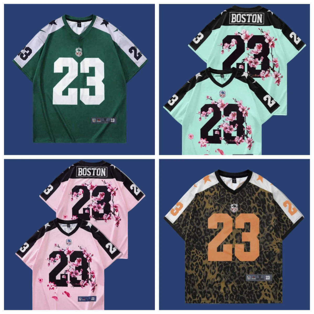 

2025 Мужская футболка с короткими рукавами и 3D-принтом номер 23, мужская спортивная одежда с v-образным вырезом, Бруклин, бег, футбол, повседневная футболка в стиле ретро