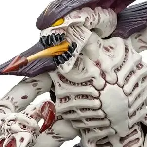 Фигурка JOYTOY 1/18 Warhammer 40K: Тираниды, Орден Ливиафана, Воин-тиранид с костяными мечами, Термагант с резаком для тканей
