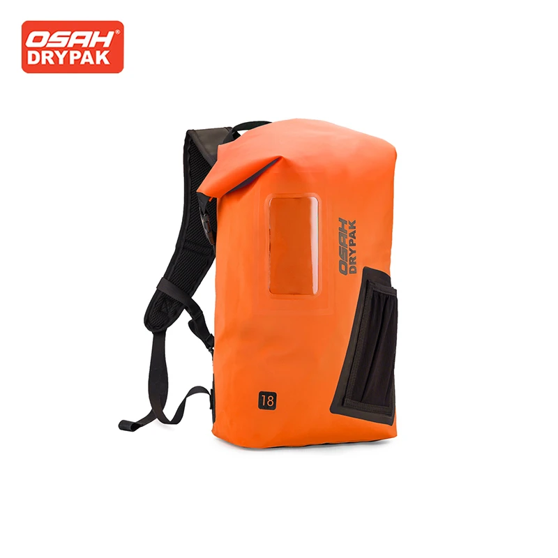 

OSAH Motorcycle Bag Waterproof Outdoor Backpack Orange 13L/18L High-capacity Multifunctional Hiking Climbing Riding Gears Pack