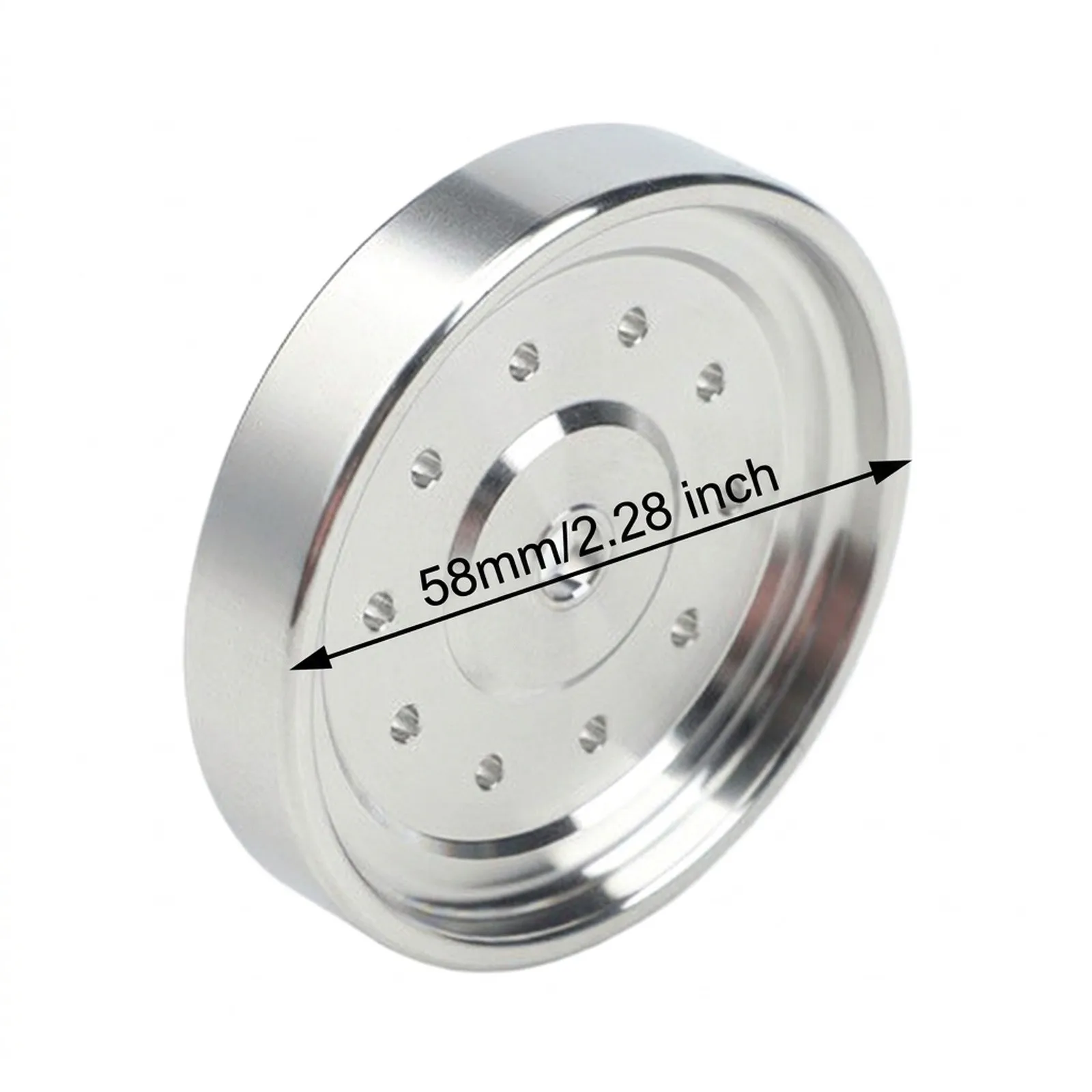 Coffee Machine Part Silver Stainless Steel Shower Holder Softer Silicone Material Easy Installation Enhanced Pressure Design