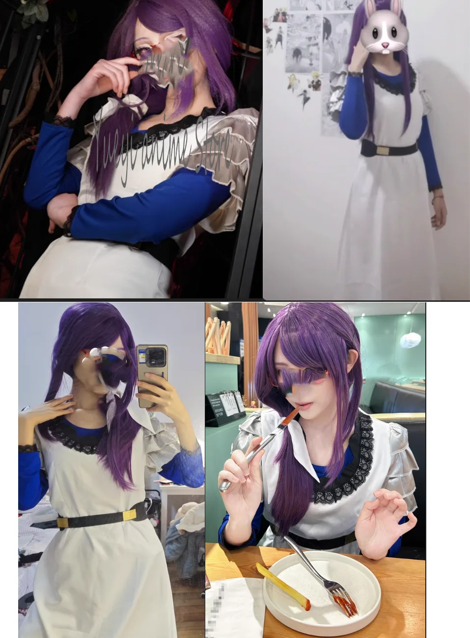 

Anime Women's Rize kamishiro Cosplay Costume Cos Dress （customized）