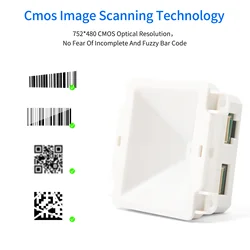 Embedded 1D 2D Barcode Scanner QR Bar Code Reader Module Scanner USB Connection for Gate Machine Tickets Checking Mobile