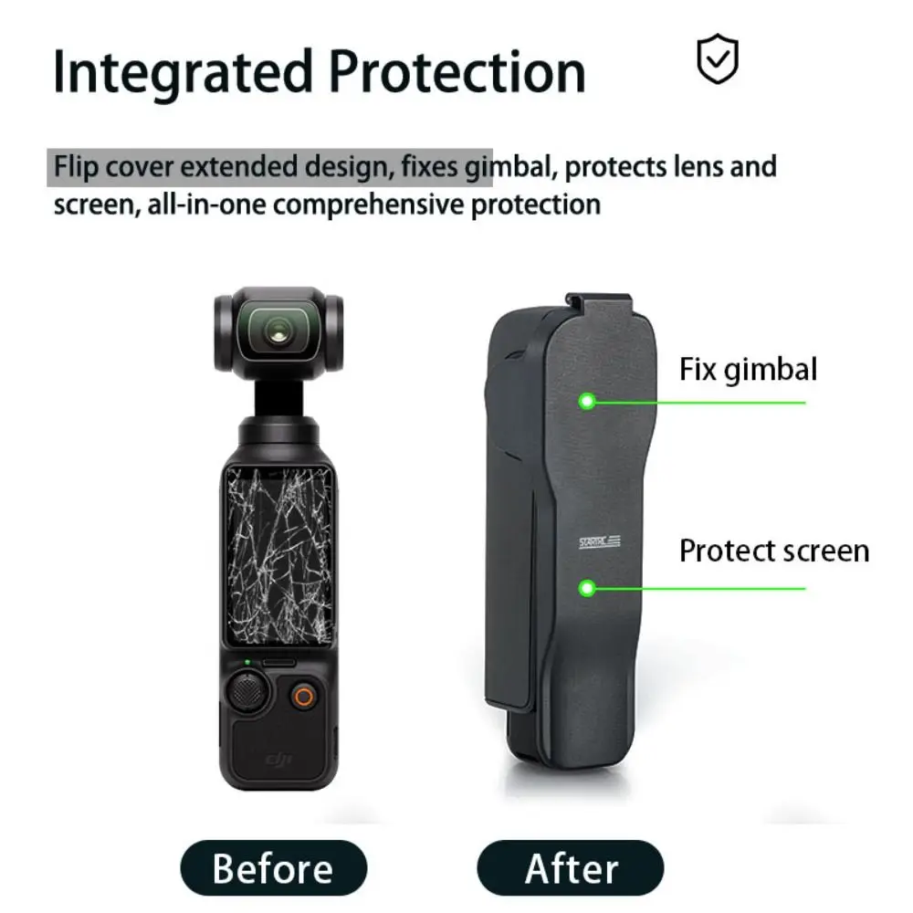 Étui de protection portable pour DJI Osmo Pocket 3, anti-rayures, anti-chute, lentille, écran, housse, anti-poussière, antichoc