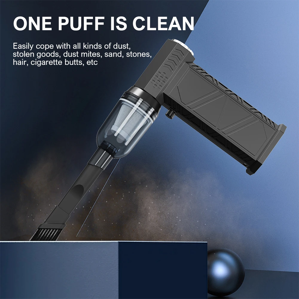 260000 RPM Pocket Dust Blower X9 Mini Turbo Jet Fan 8000mAh Rechargeable 58m/s Turbo Violent Fan Powerful Blower for Cleaning