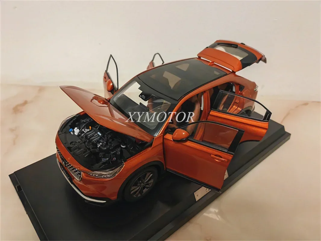 1/18 For Honda XRV XR-V SUV 2023 Metal Diecast Model Car Toys Gifts Hobby Ornaments Collection Orange Display