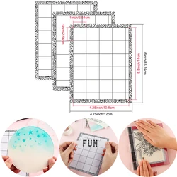 Multifunction Mini Low Stick Mat for Positioning Die Cut Letters Ink Blending Paper Craft Project Stick and Stamp Mat 2022 New