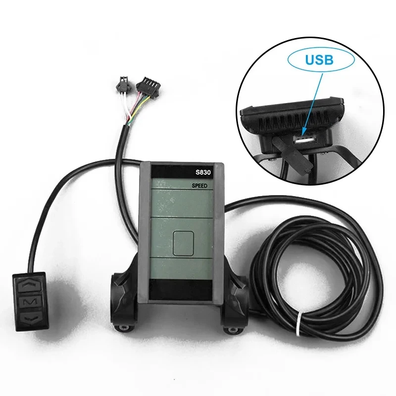 Electric Mountain E Bike Scooter Bicycle S830 LCD Speed Control Instrument Meter Display