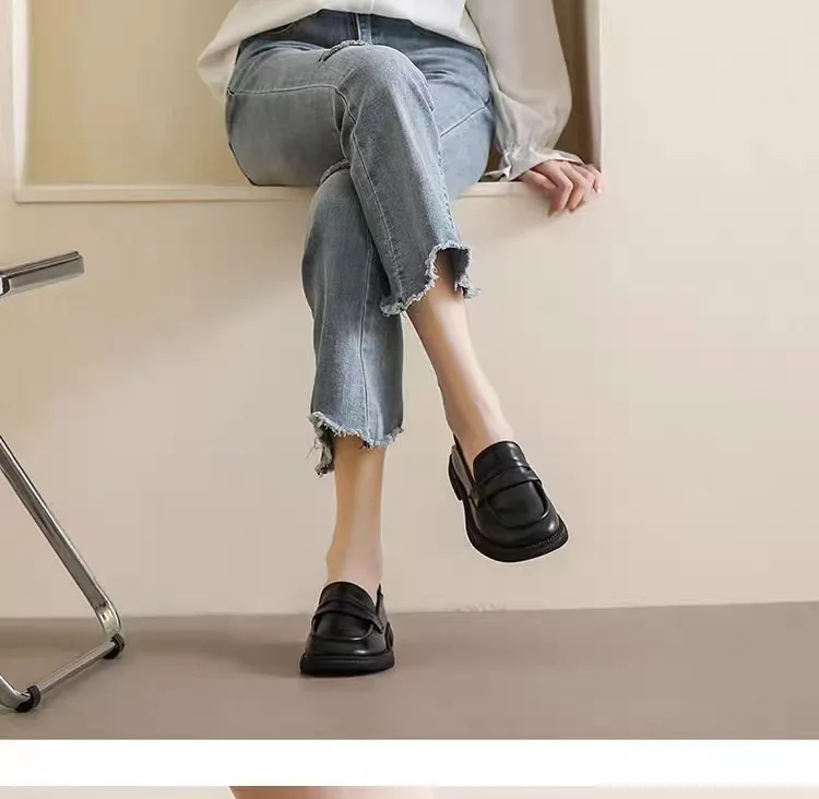 Damen-Loafer mit weicher Sohle - Bequeme Slip-On Flats, geeignet für Pendeln und Freizeitkleidung, minimalistisches Design, Mutter-Schuhe – Detail 14
