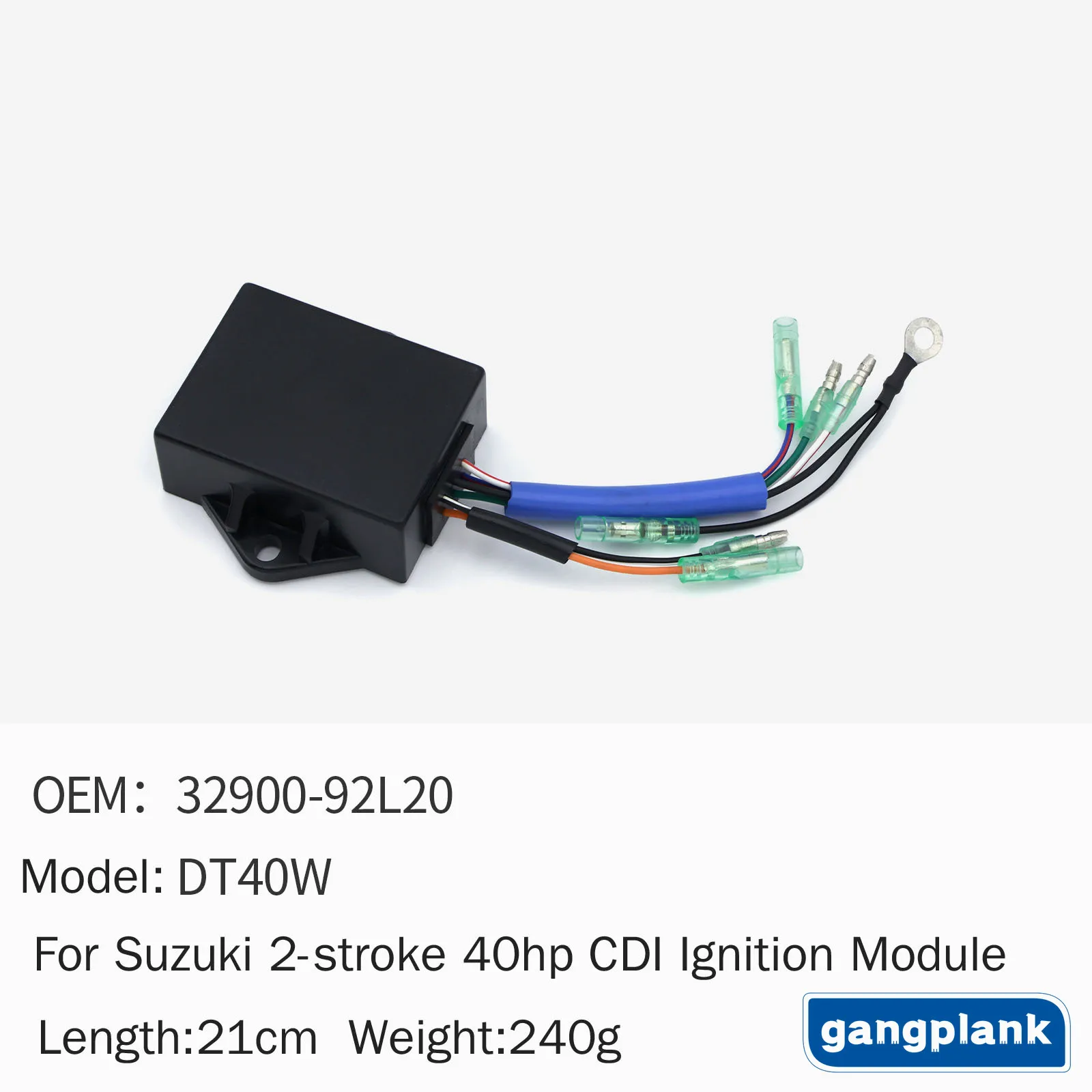 Outboard Engine CDI Ignition Module 32900-92L20 for Suzuki 2-stroke 40hp