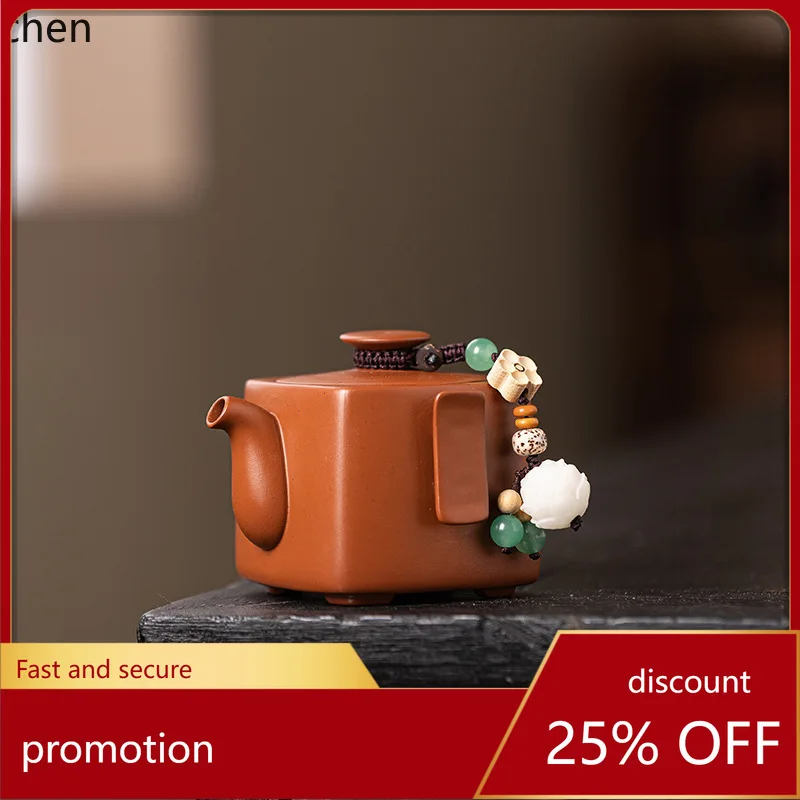 

Zml ceramic teapot and cup set - premium tea brewing set for one person - kung fu tea set with hand-carved teapot